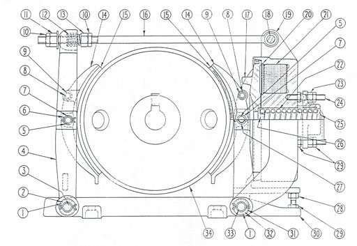 No. 503 21" Type "M" Brake